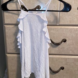 Cute White High Neck Aeropostale Tank Top